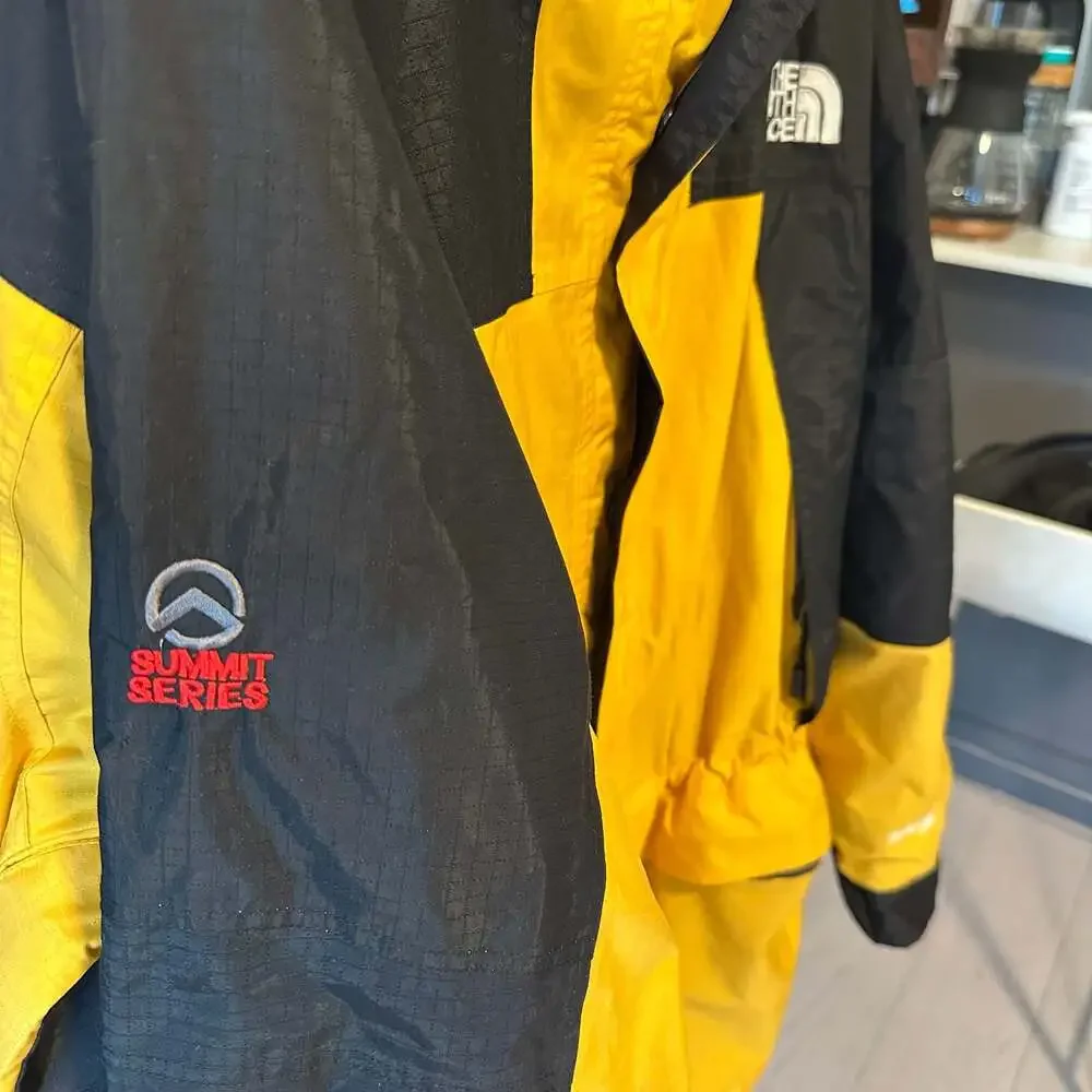 The North Face Summit Series Yellow and Black Gore-Tex Jacket